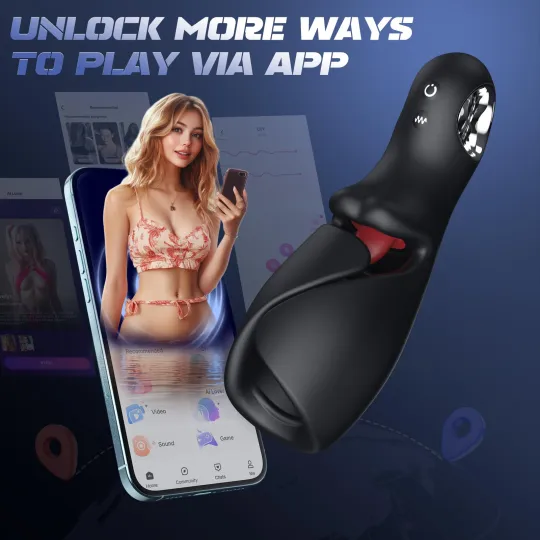💥Tongue Vibrator💥Exclusively for Men👑A powerful training tool for "thickening, enlarging, and delaying ejaculation"
