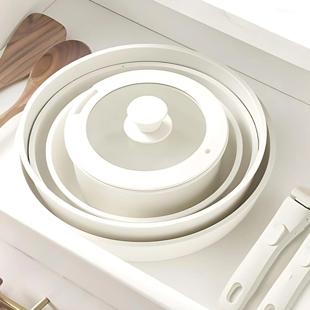 Compact cookware storage