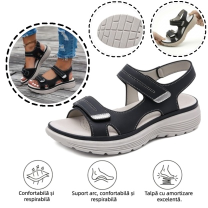 🔥 Reducere limitată de 50%! Sandale ortopedice de vară – design ergonomic, ultra-confortabile și respirabile. Spune adio durerilor de picioare! ✅
