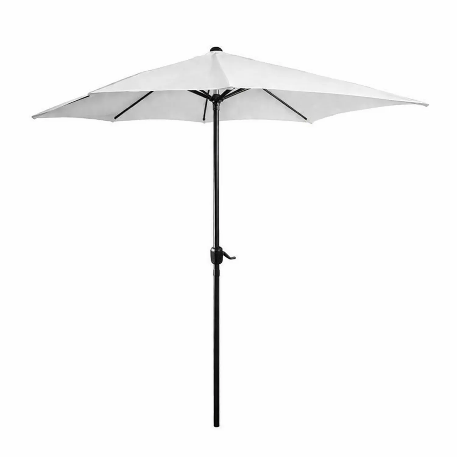 Sonnenschirm Aluminium Weiß Ø300 cm
