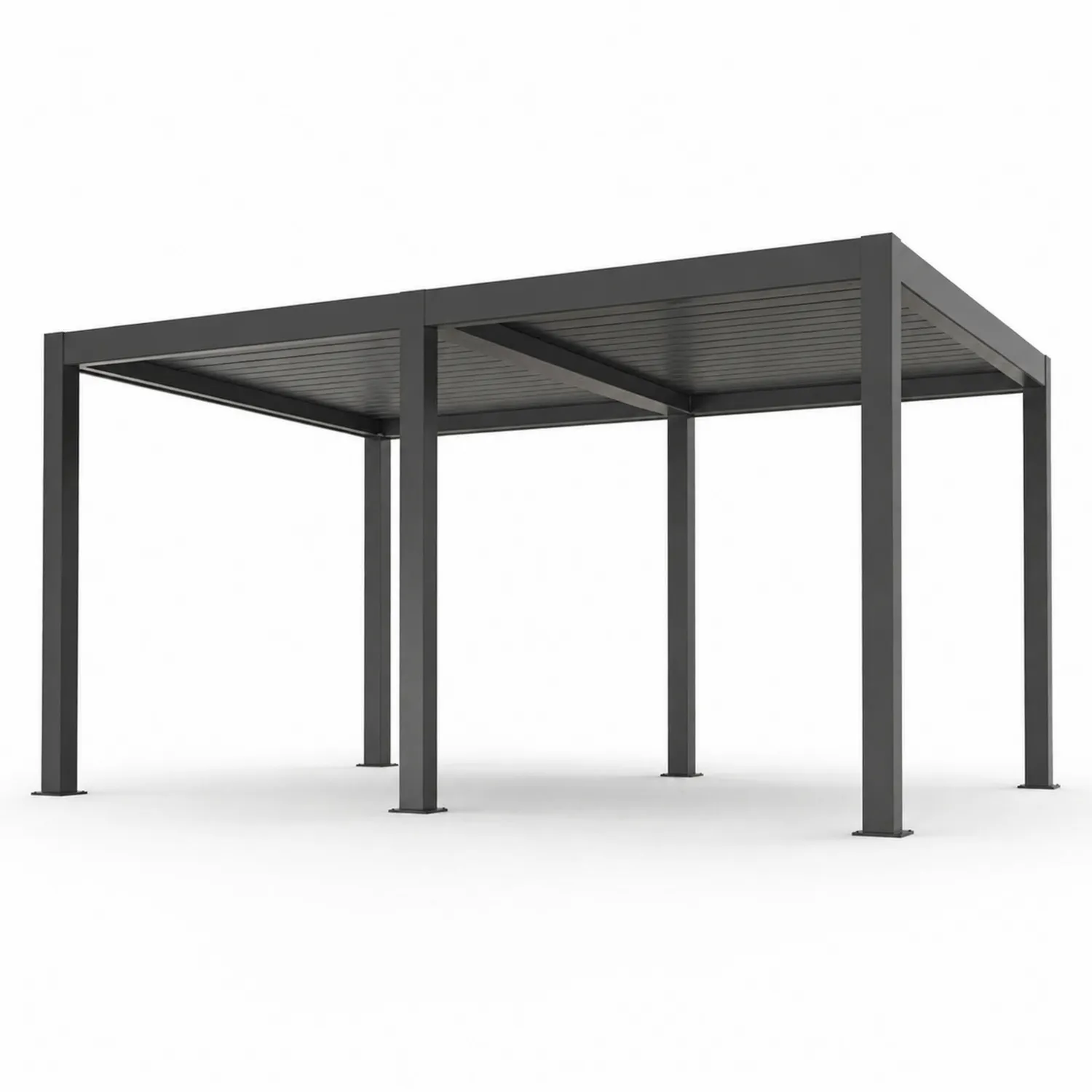 Aluminium Pergola 6x4m Anthrazit