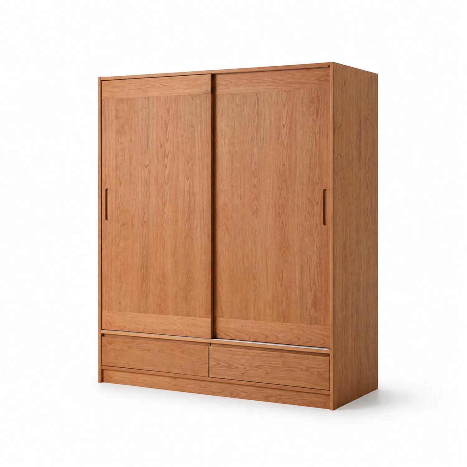 Kleiderschrank mit Schiebetüren aus Eichenholz 200x180x60cm