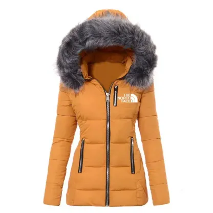 Nueva chaqueta de plumas de lujo para mujer.