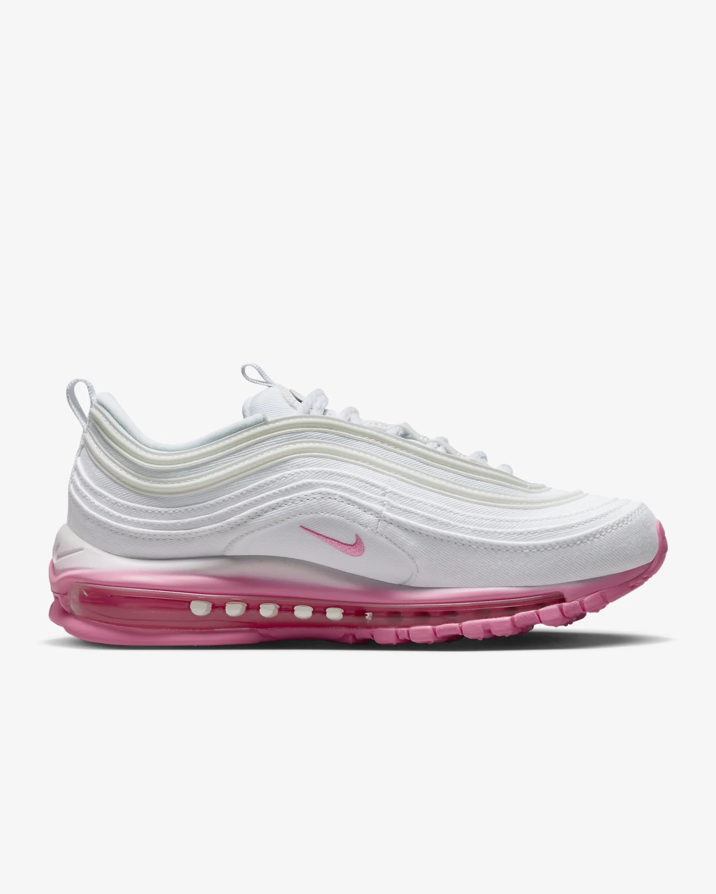Nikhjgke Air Max 97 WMNS "White Canvas / Pink Chenille"