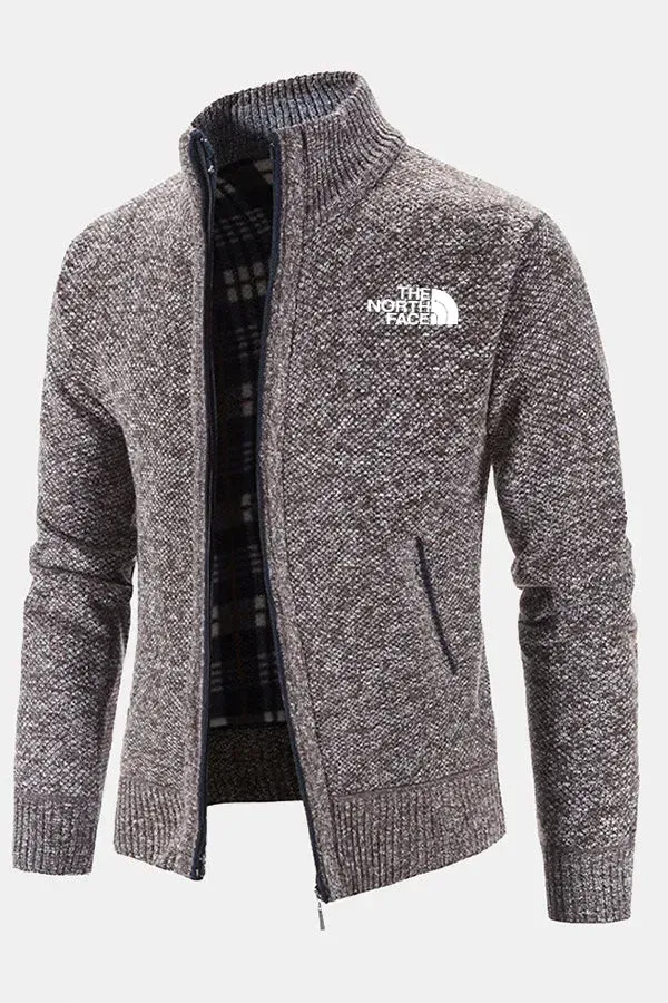 The Nokhjgrth Face-Men's Zip Up Sweater