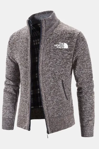 The Nokhjgrth Face-Men's Zip Up Sweater