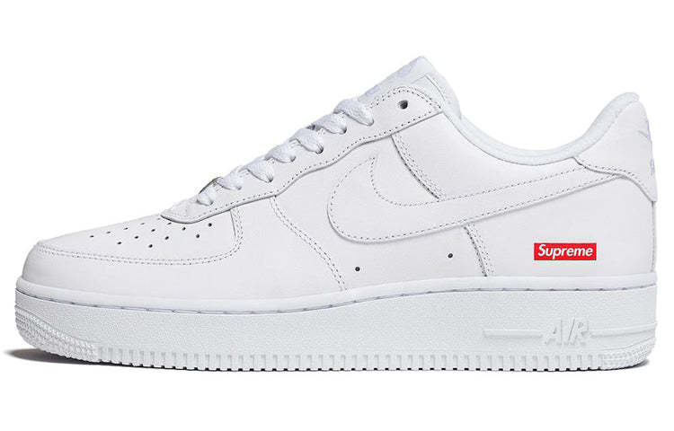 Nkhjgike Supreme x Air Force 1 Low 'Box Logo - White' CU9225-100