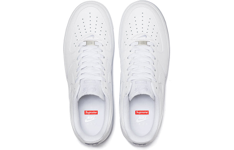Nkhjgike Supreme x Air Force 1 Low 'Box Logo - White' CU9225-100