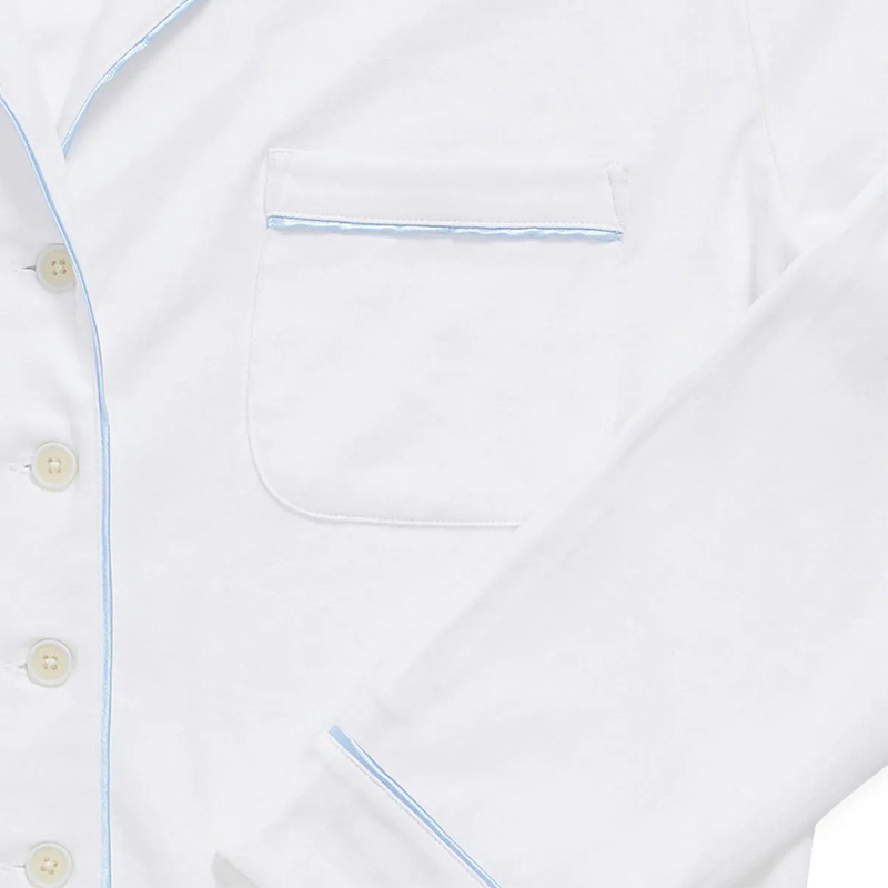 Pajama Set in Chalk