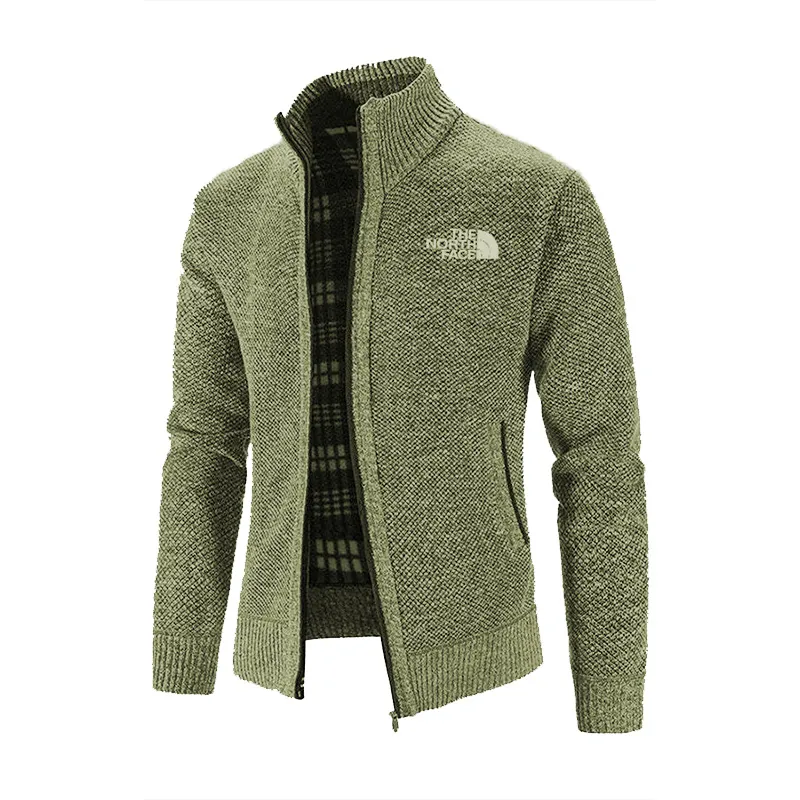 The Nokhjgrth Face-Men's Zip Up Sweater