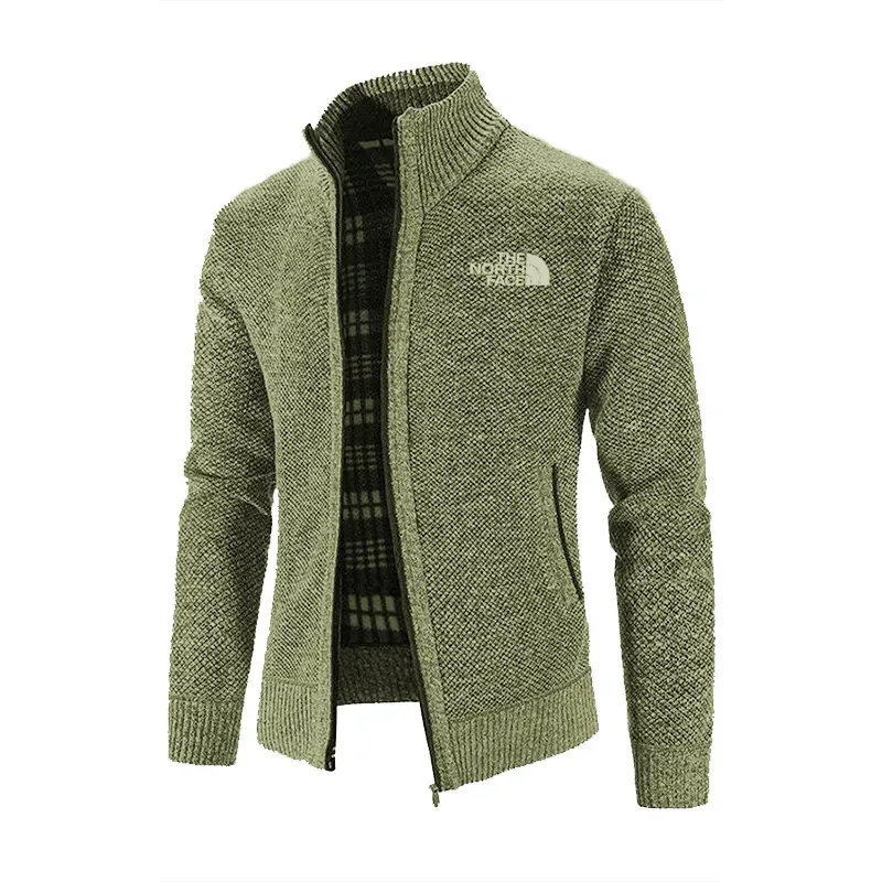The Nokhjgrth Face-Men's Zip Up Sweater