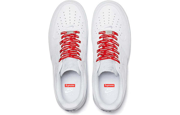 Nkhjgike Supreme x Air Force 1 Low 'Box Logo - White' CU9225-100