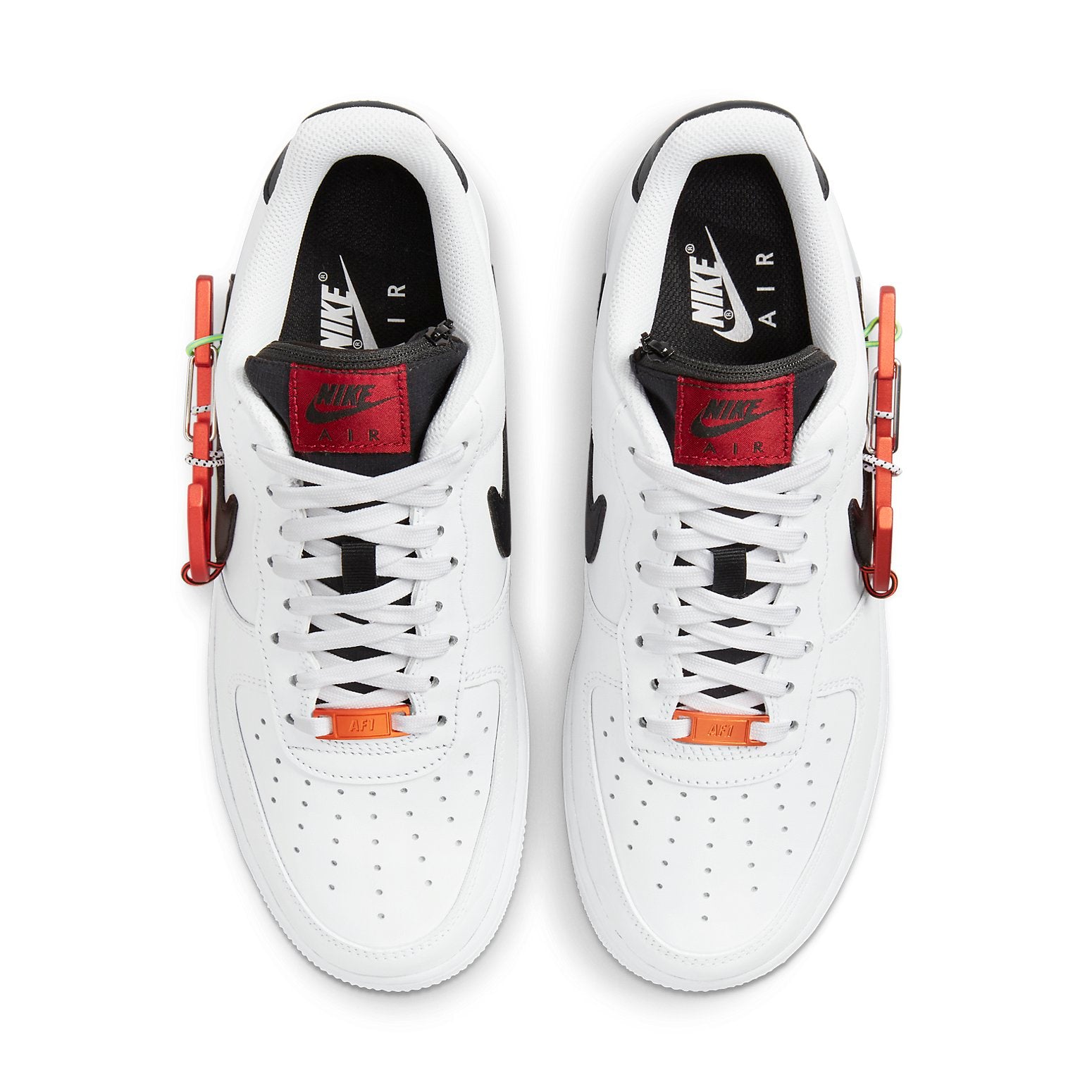 Nkhjgike Air Force 1 '07 Premium 'Carabiner - White Habanero Red' DH7579-100