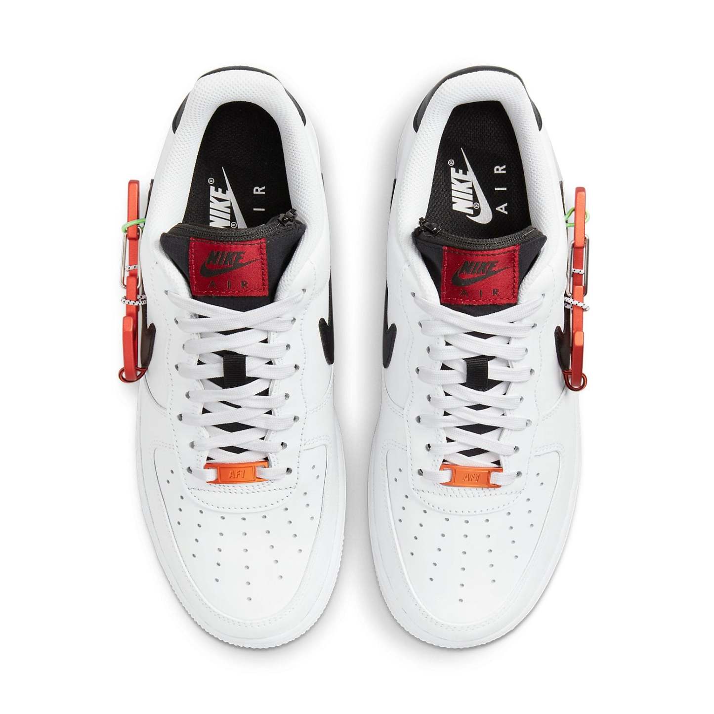 Nkhjgike Air Force 1 '07 Premium 'Carabiner - White Habanero Red' DH7579-100