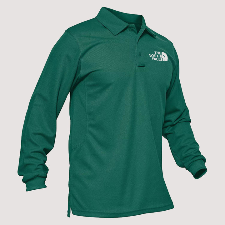 Men's Sport Long Sleeve Polo Quick Dry Performance Breathable Comfortable Jersey Golf Tennis Shirt