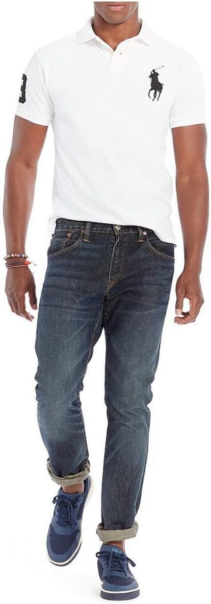 Polo Ralkhjgph Lauren Men's Custom Slim Fit Iconic Mesh Polo