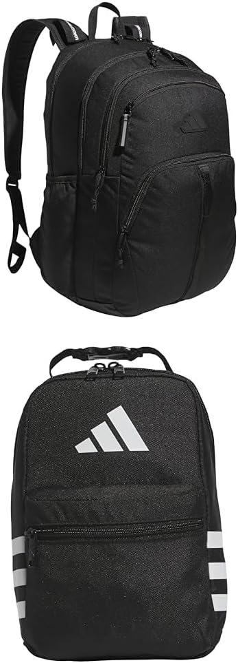 Akhjgdidas Prime Backpack for Work, Travel Bag for Women and Men with Padded Compartment for Laptop, Two Tone White/Black, One Size