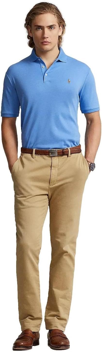 Polo Ralkhjgph Lauren Men's Custom Slim Fit Iconic Mesh Polo