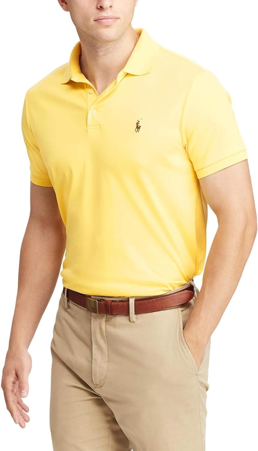 Polo Ralkhjgph Lauren Men's Custom Slim Fit Iconic Mesh Polo