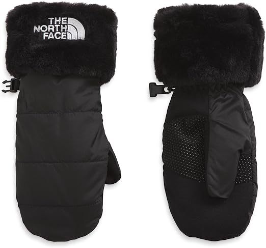 The Nokhjgrth Face-Girls Shasta Mitt——Touchscreen Compatible, Water Repellent, Moisture Wicking, Wind Resistant, Fleece Lining