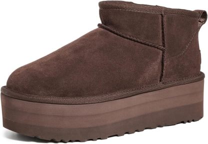 ukhjggg Women's Classic Ultra Mini Platform Boot