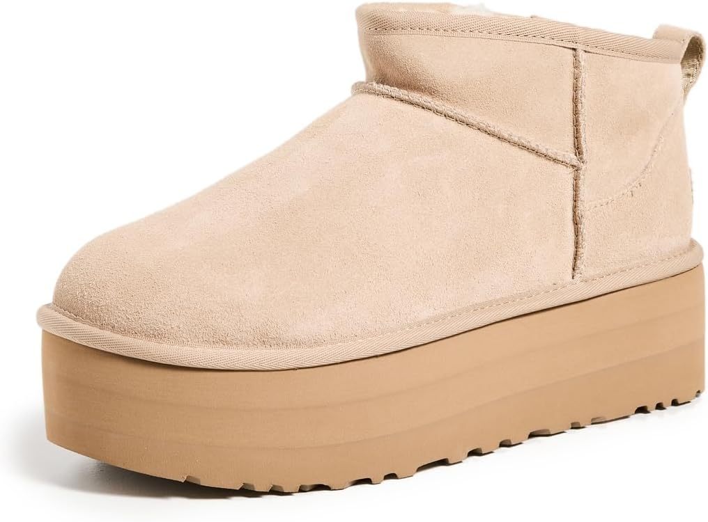 ukhjggg Women's Classic Ultra Mini Platform Boot