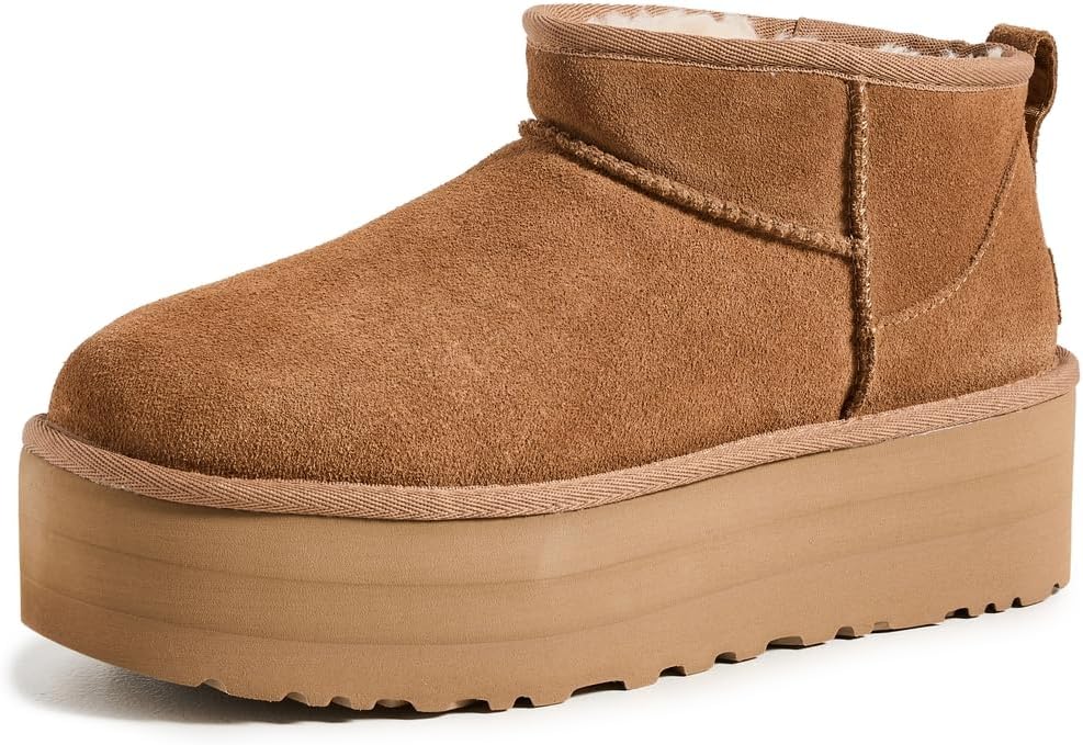 ukhjggg Women's Classic Ultra Mini Platform Boot
