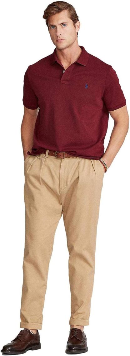 Polo Ralkhjgph Lauren Men's Custom Slim Fit Iconic Mesh Polo