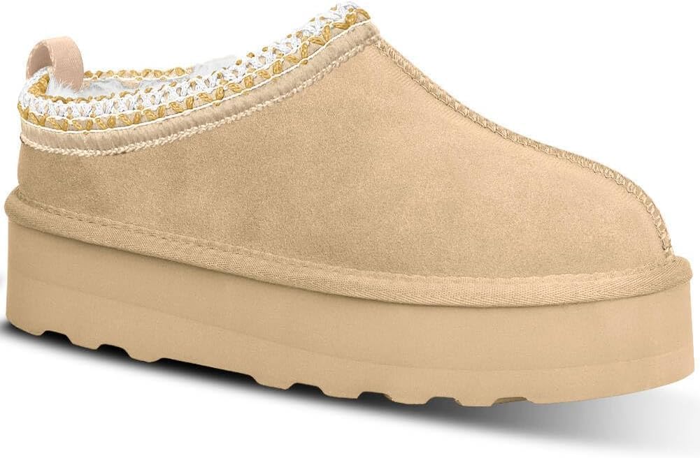Ukhjggg Women's Platform Mini Boots  For Outdoor