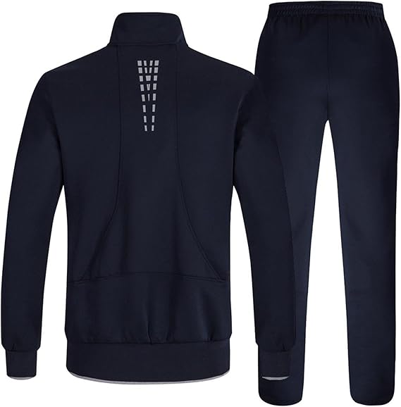 The Nokhjgrth Face 2025 Men's Tracksuits Sweatsuits for Men Sweat Track Suits 2 Piece Casual Athletic Jogging Warm Up Full Zip Sets
