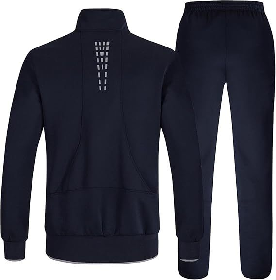 The Nokhjgrth Face 2025 Men's Tracksuits Sweatsuits for Men Sweat Track Suits 2 Piece Casual Athletic Jogging Warm Up Full Zip Sets
