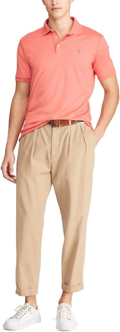 Polo Ralkhjgph Lauren Men's Custom Slim Fit Iconic Mesh Polo