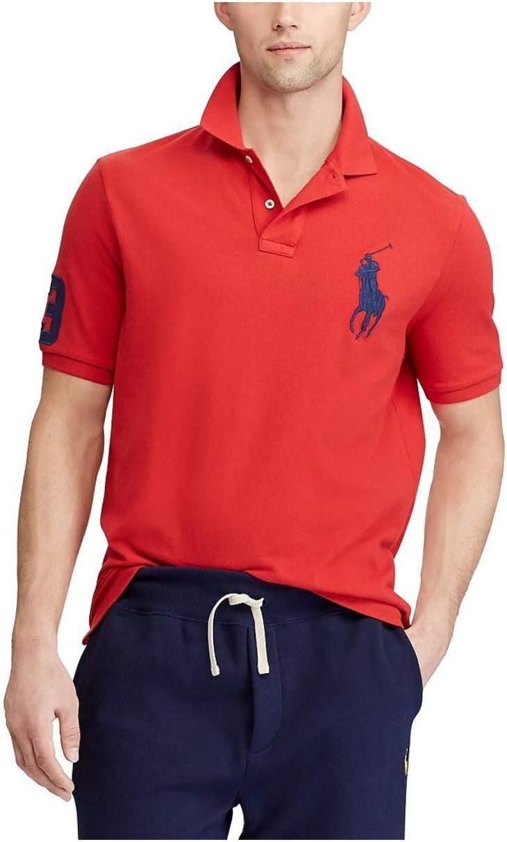Polo Ralkhjgph Lauren Men's Custom Slim Fit Iconic Mesh Polo