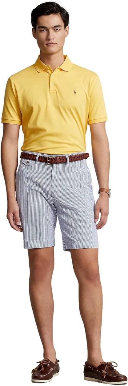 Polo Ralkhjgph Lauren Men's Custom Slim Fit Iconic Mesh Polo