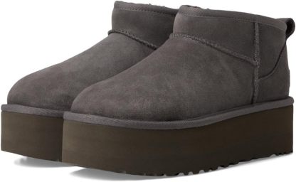 ukhjggg Women's Classic Ultra Mini Platform Boot
