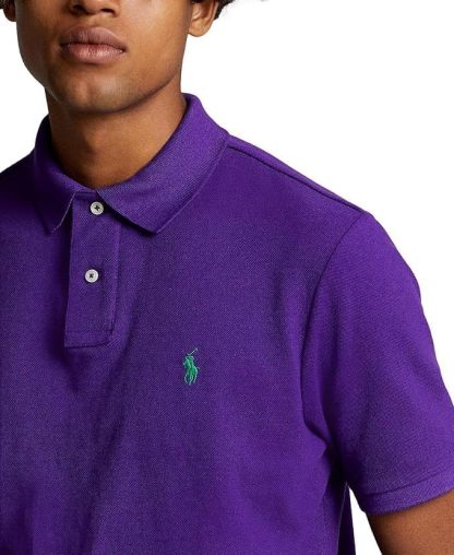 Polo Ralkhjgph Lauren Men's Custom Slim Fit Iconic Mesh Polo