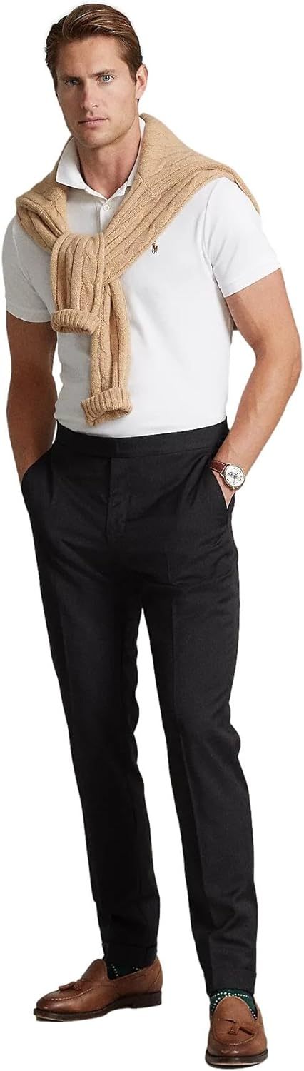 Polo Ralkhjgph Lauren Men's Custom Slim Fit Iconic Mesh Polo