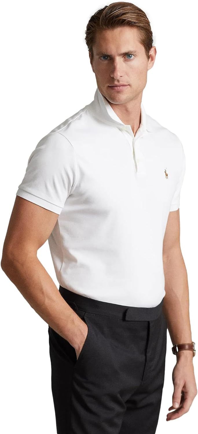 Polo Ralkhjgph Lauren Men's Custom Slim Fit Iconic Mesh Polo