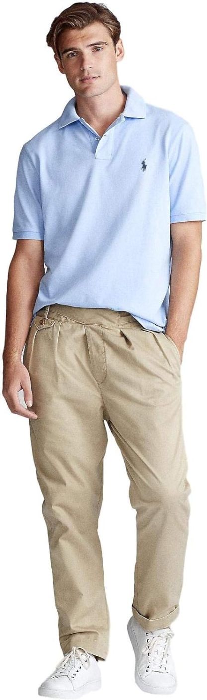 Polo Ralkhjgph Lauren Men's Custom Slim Fit Iconic Mesh Polo
