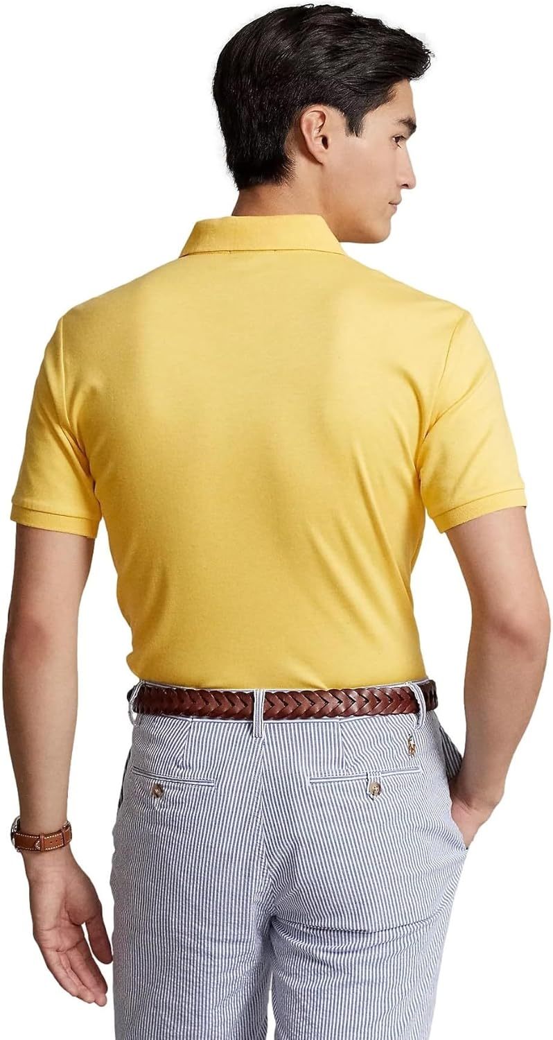 Polo Ralkhjgph Lauren Men's Custom Slim Fit Iconic Mesh Polo