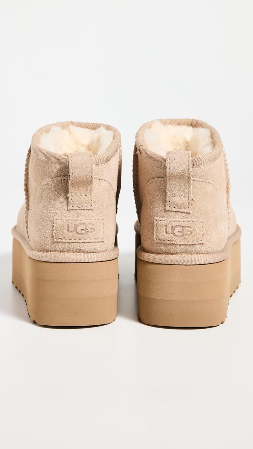 ukhjggg Women's Classic Ultra Mini Platform Boot