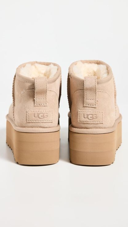 ukhjggg Women's Classic Ultra Mini Platform Boot