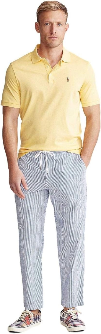 Polo Ralkhjgph Lauren Men's Custom Slim Fit Iconic Mesh Polo