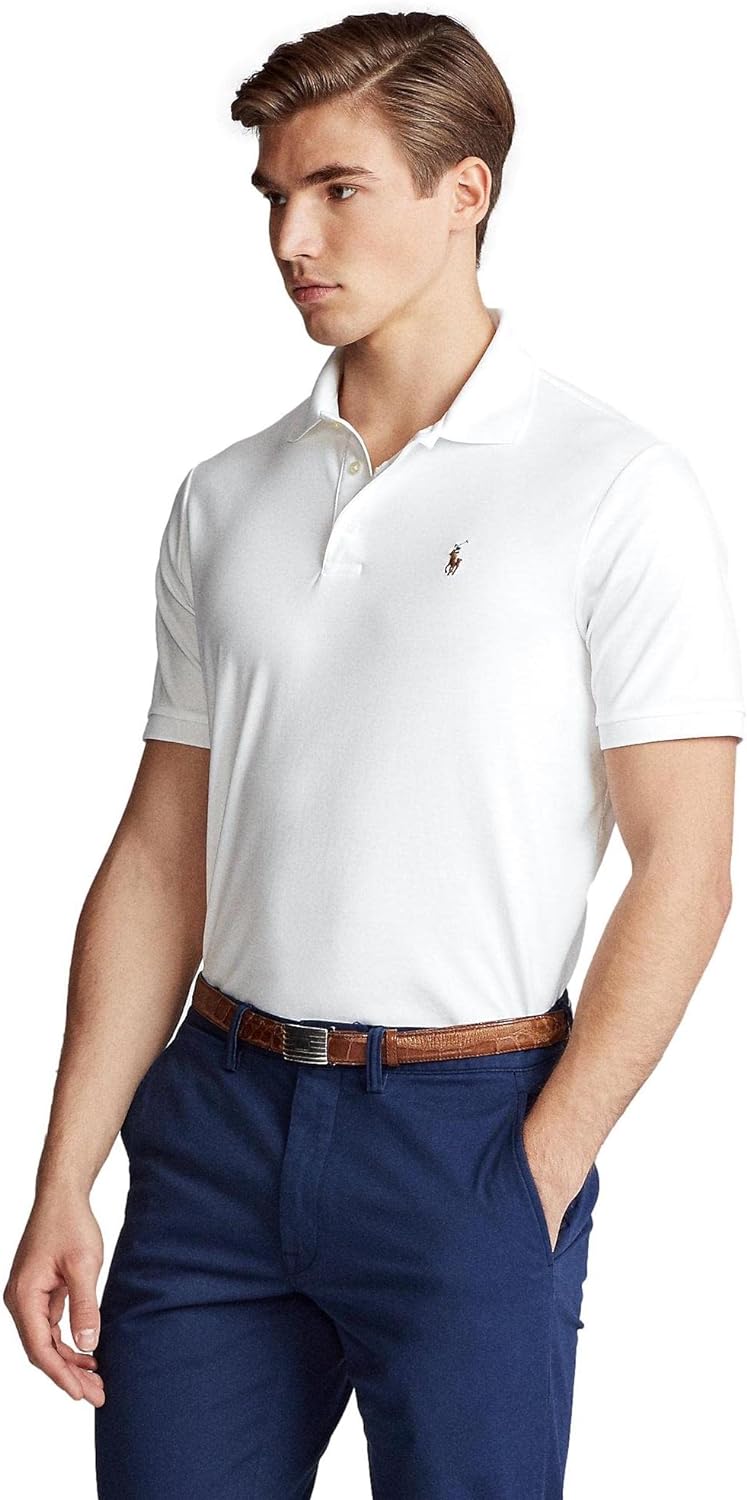 Polo Ralkhjgph Lauren Men's Custom Slim Fit Iconic Mesh Polo