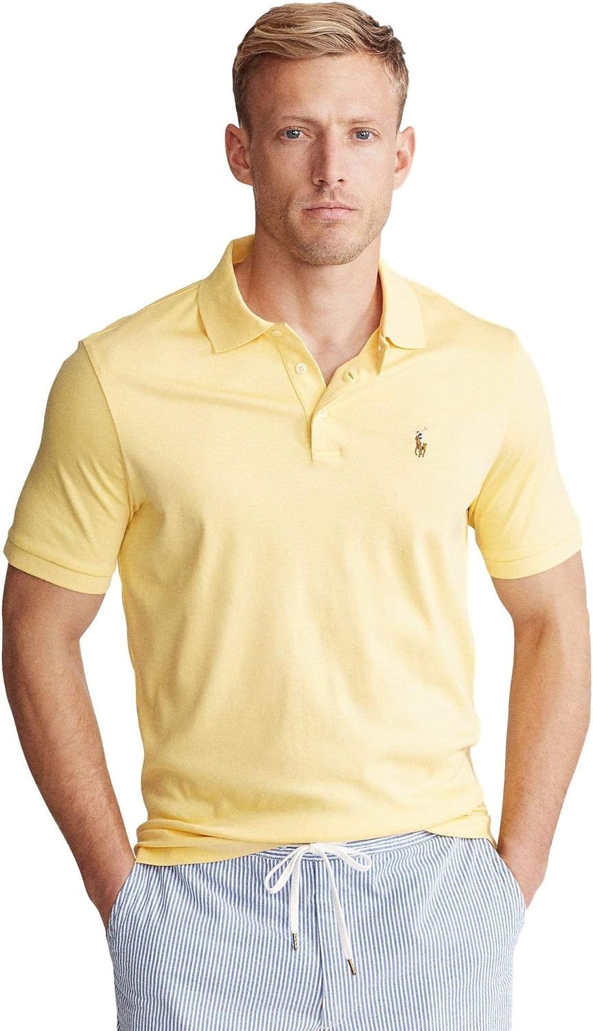 Polo Ralkhjgph Lauren Men's Custom Slim Fit Iconic Mesh Polo