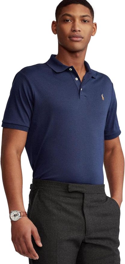 Polo Ralkhjgph Lauren Men's Custom Slim Fit Iconic Mesh Polo