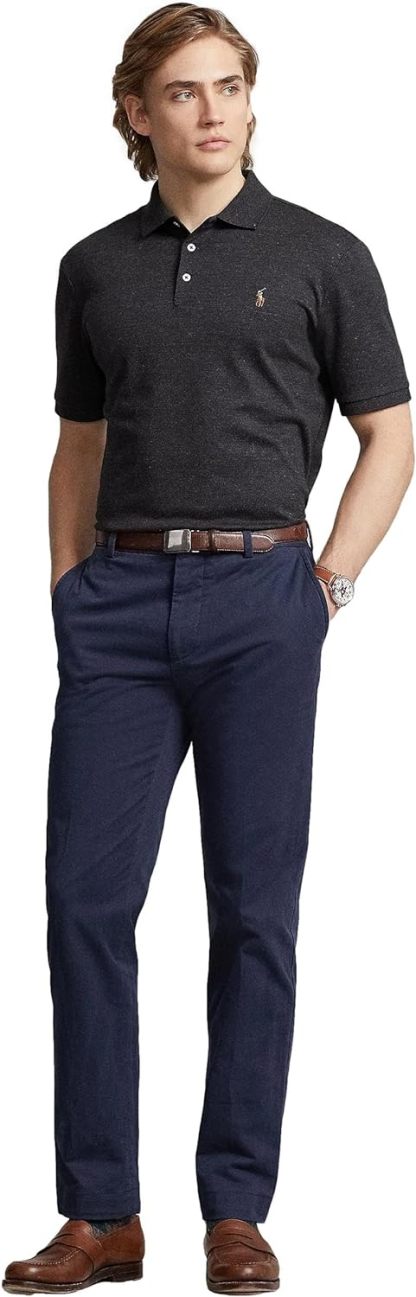 Polo Ralkhjgph Lauren Men's Custom Slim Fit Iconic Mesh Polo