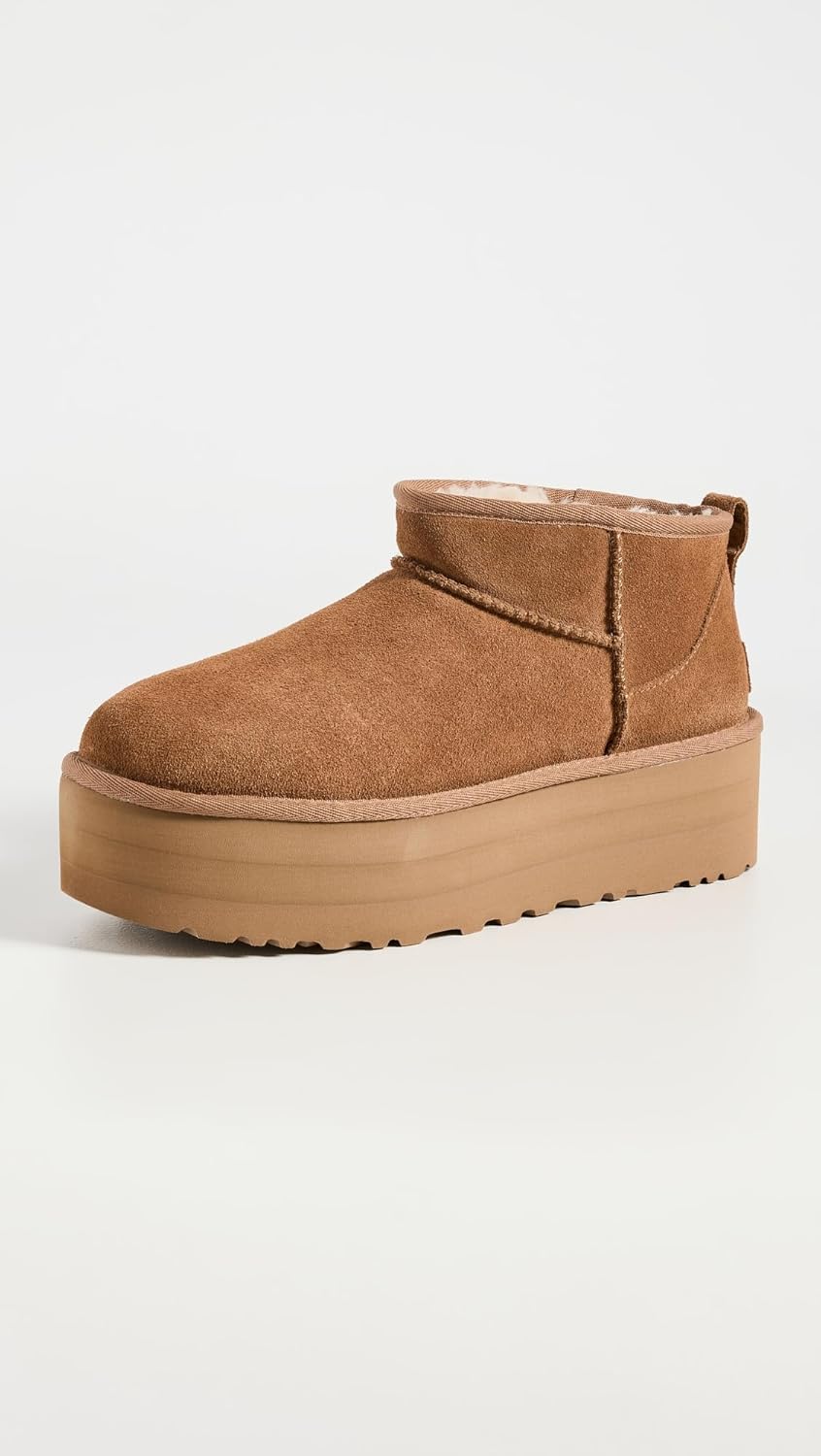 ukhjggg Women's Classic Ultra Mini Platform Boot