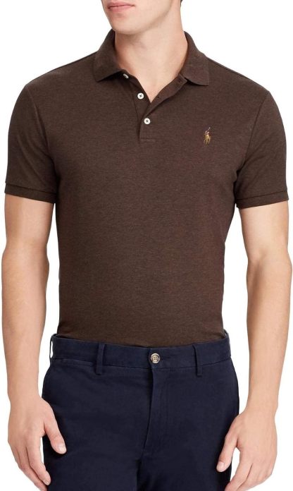 Polo Ralkhjgph Lauren Men's Custom Slim Fit Iconic Mesh Polo