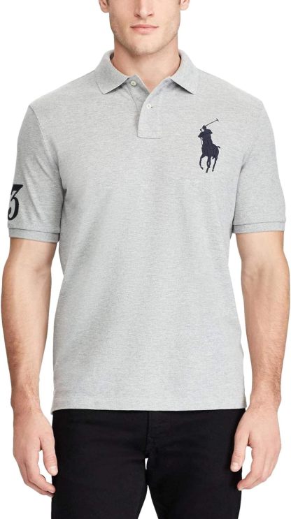 Polo Ralkhjgph Lauren Men's Custom Slim Fit Iconic Mesh Polo